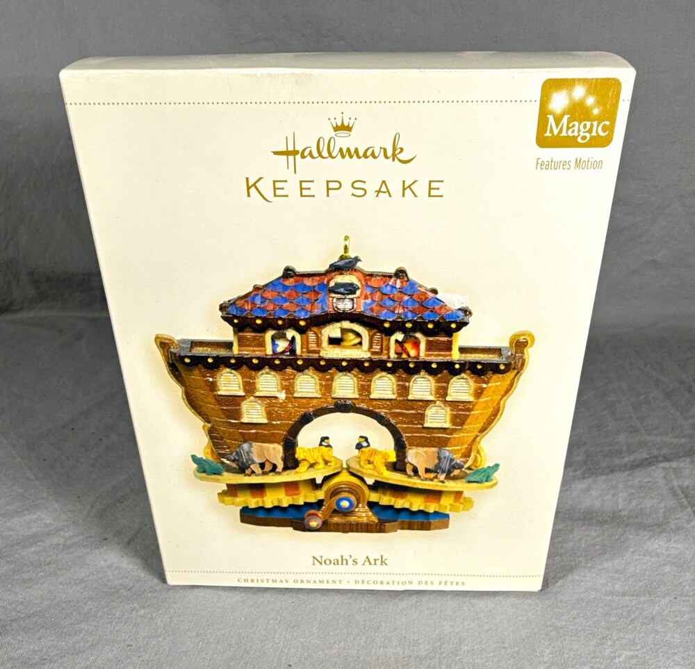 Hallmark Keepsake Magic Noah's Ark Christmas Hanging Ornament Multicolor 2006